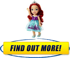 Quick Disney Princess Ariel Toddler Doll